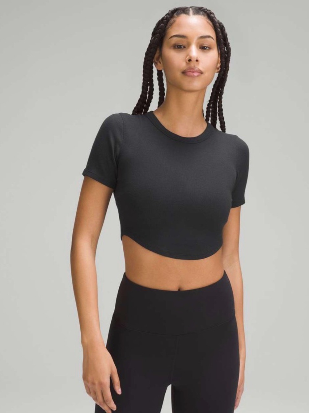 NWOT. Lululemon Hold Tight Cropped T-shirt